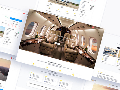 JustCharter – Private Aviation User Website Design 3d animation branding graphic design logo motion graphics ui