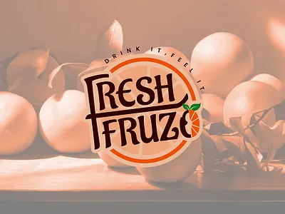 Fresh Fruzo – Circular Logo with Fruit-Inspired Letter O brand identity branding circle design design logo flat graphic design icon illustration logo logo design logos logotype minimal minimalist modern modern logo timeless ui unique