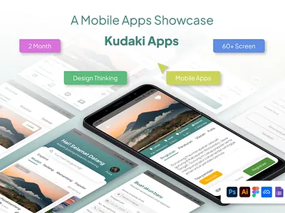 Kudaki (UIUX Design for Hiking Apps) case study figma hiking apps traveling apps ui ui interface uiux design user experience user research ux