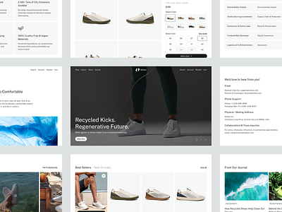 Refeet — E-commerce Website clean commerce design ecommerce fashion figma framer landing page design minimal online store shoes shop store template ui ux web web design website website design