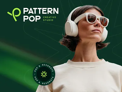 Patternpop Studio Branding — Pop & Resonate brand brand design system brand guidelines brand identity branding branding design creative studio design figma graphic design identity illustration marketing productdesign smm ui visual identity