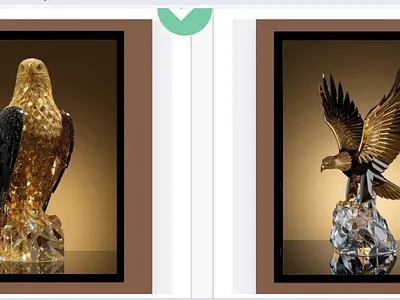 Crystal Eagle Sculpture Wall Art app branding design graphic design illustration logo typography ui ux vector