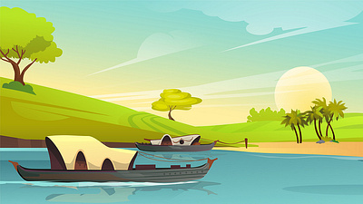 Kerala Cartoon Background app branding design graphic design illustration logo typography ui ux vector
