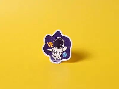 Custom Shape Vinyl Sticker in Full Colour custom shape vinyl sticker