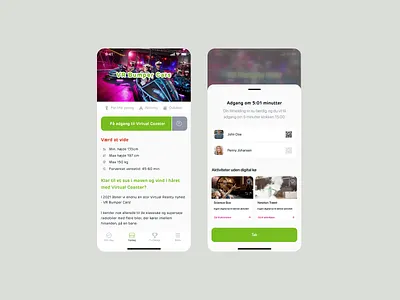 Amusement park iOS app design amusement park danish ios park