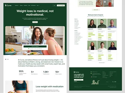 Weight Loss Website diet and nutrition doctor consultation fitness landing page fitness web design healthcare website healthy lifestyle landingpage medical medical website modern web design online fitness online fitness program pharmacy website ui ux website weight loss website wellness ui