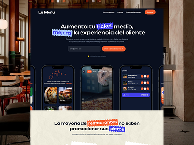 Restaurant mobile app graphic design insta menu mobile poc product restaurant saas story