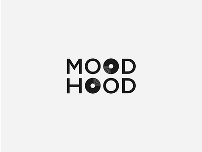 Mood Hood — Event Organization black and white branding design graphic design logo typography ukraine vector