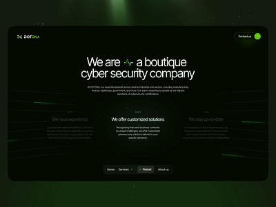 DOTDNA - Cybersecurity Landing Page antivirus cyber cyber landing page cyber security cybersecurity cybersecurity landing page cybersecurity website data privacy defi devops digital security hacker landing page network security protection saas software development vpn web3