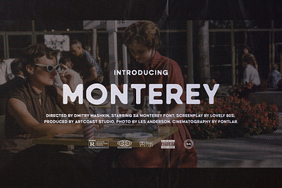 SA Monterey - Retro Bold Font bold font bold sans serif branding font craft logo display font font for headers font for logo headline font marker font movie font movie title retro font sa monterey retro bold font title font vintage font