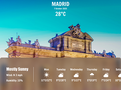 DailyUI - Weather Design 037 dailyui dailyui 037 figma uxui weather weather design