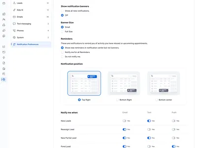 Animated icons for notification badge positioning animation dashboard notification onboarding permissions product design saas settings toast ui user profile ux