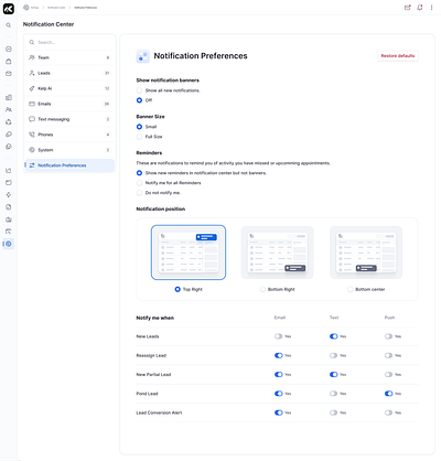 Animated icons for notification badge positioning animation dashboard notification onboarding permissions product design saas settings toast ui user profile ux