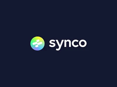 logo synco branding business colorful crypto diagram dynamic gradient grow invest letter logo logo design logo designer logodesign modern money professional s stats trade