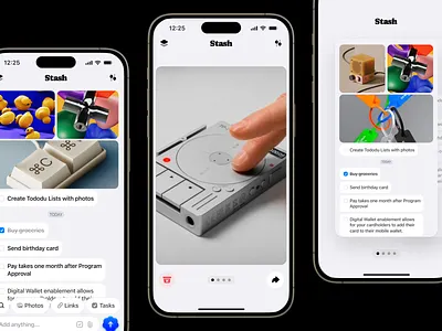 Stash app app design ios mobile ui uidesign ux