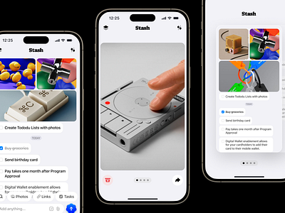 Stash app app design ios mobile ui uidesign ux