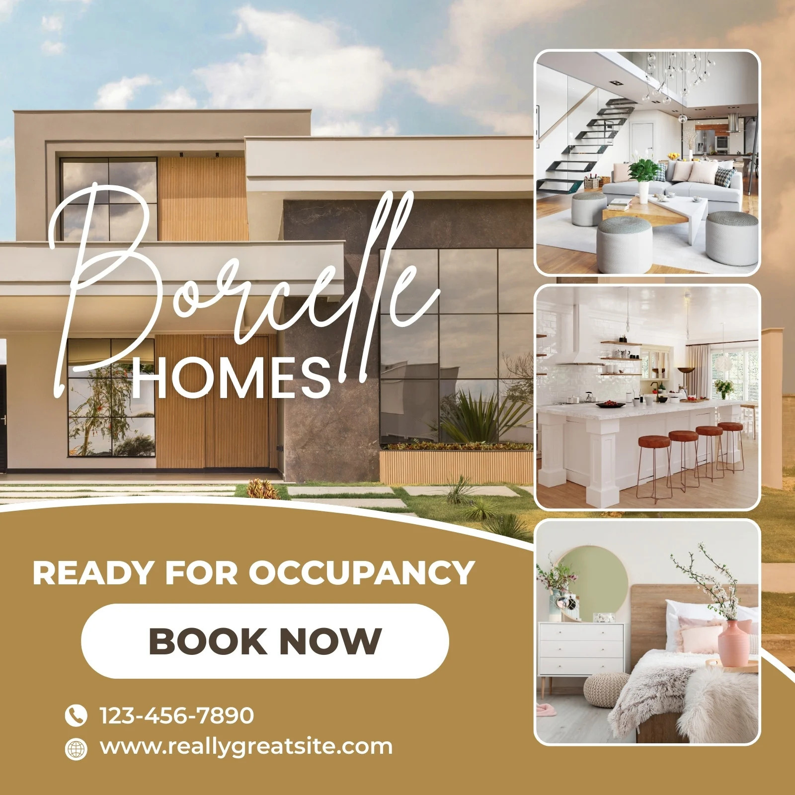 Borcelle HOMES graphic design