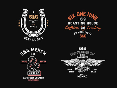 S&G Merch Design artwork branding design illustration motorcycle retro t shirt tee typography vintage