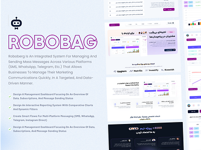 Roboberg — Unified Bulk Messaging Platform productdesign
