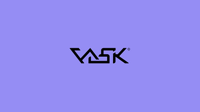"VASK" Monogram app branding design graphic design illus illustration logo ui ux vector