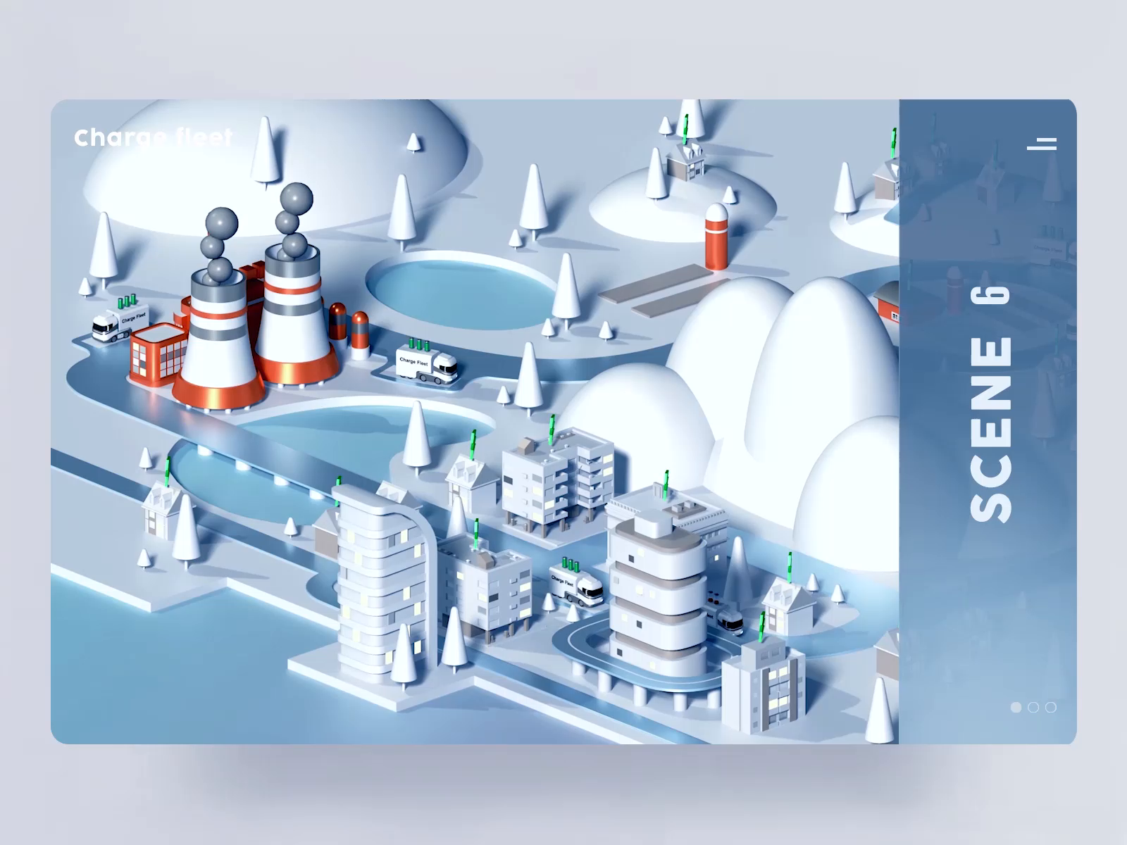 Example of Charge fleet animation - Scene 6