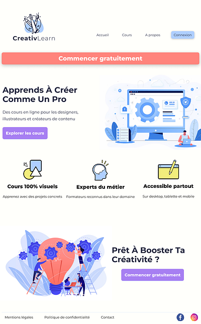 Daily UI Challenge 003 - Landing page 003 challenge ui dailyui design illustration ui