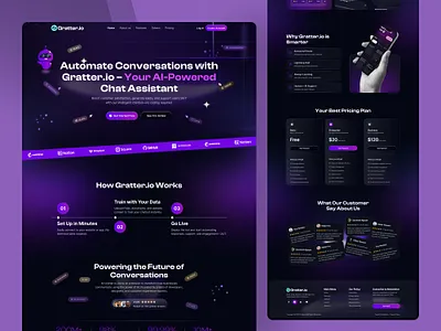 AI Assistance Chatbot Platform chat bot chatbot chatbot application chatbot landing page chatbot platform chatbot website contentbot conversation manager live chat quickchat startup support chat support chatting management uiux design web design website design