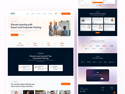 IMTR Website — Professional Training & LMS Platform lms uiux
