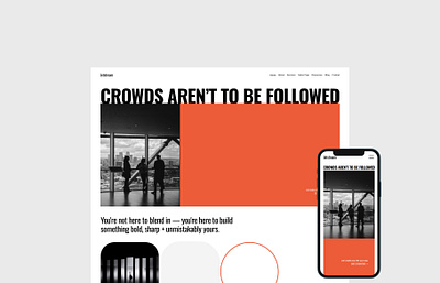 Corporate Website branding corporate graphic design minimal ui website design