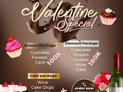 Valentines Day Offer branding design graphic design illustrator typography vector