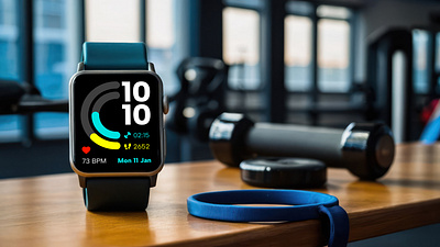 FitTrack — Simplifying Fitness Through Smart Design design designagency fitnessdesign healthtech interactiondesign minimaldesign motion graphics productdesign smartwatchui tentacklesdesign uiuxdesign wearabletechnology