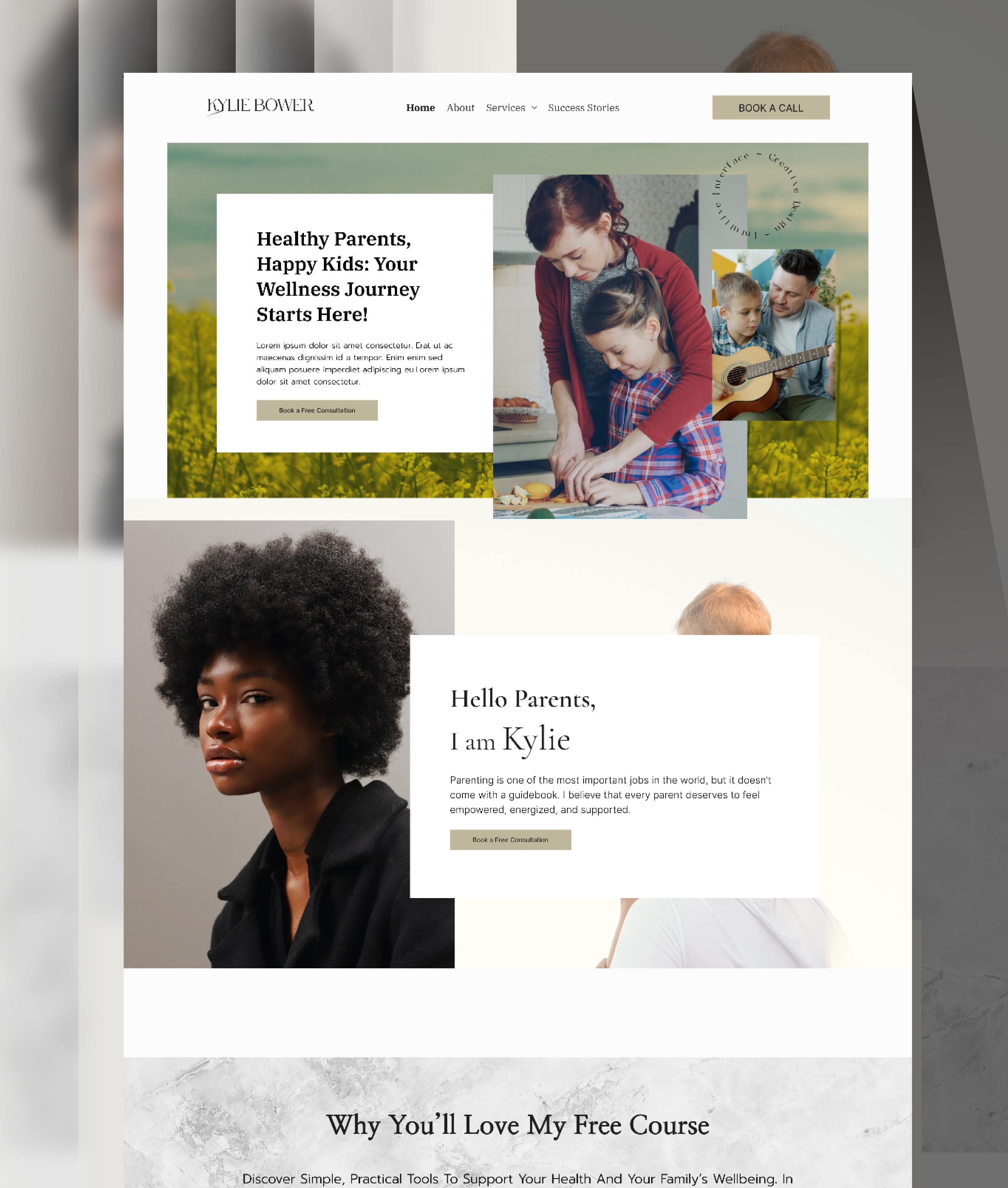 Life Coach Website UI Concept | Clean & Modern Design branding business design graphic design illustration logo minimal ui ui design ux