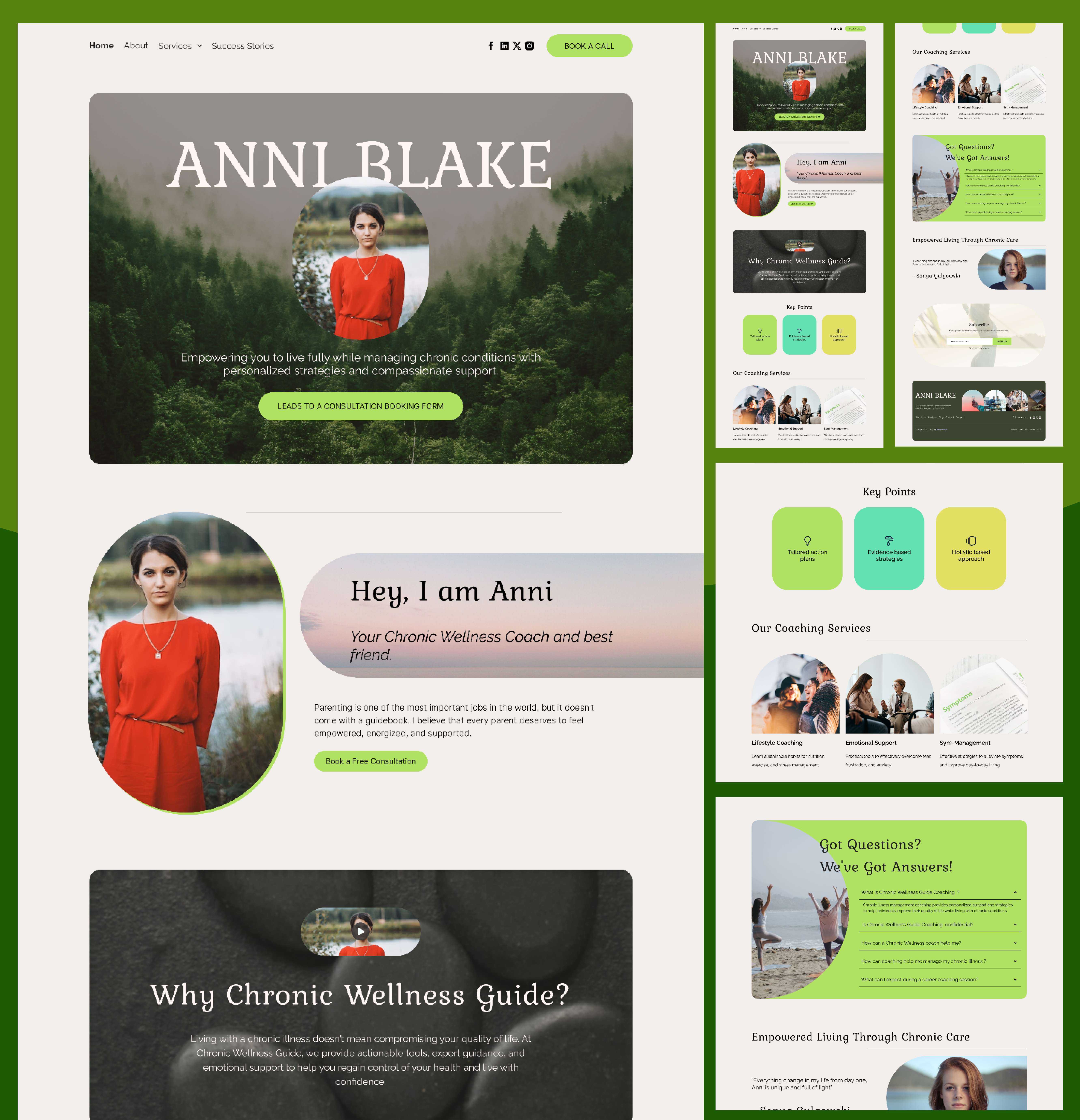 Chronic Coach Website Redesign | Elegant & Professional Website branding business design graphic design illustration logo minimal ui ui design ux