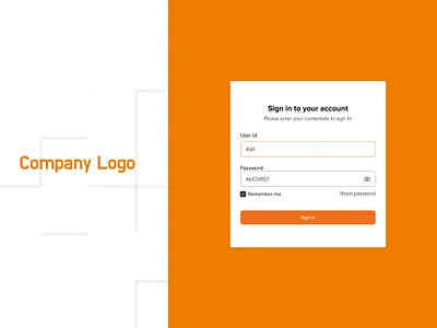 Employee login branding