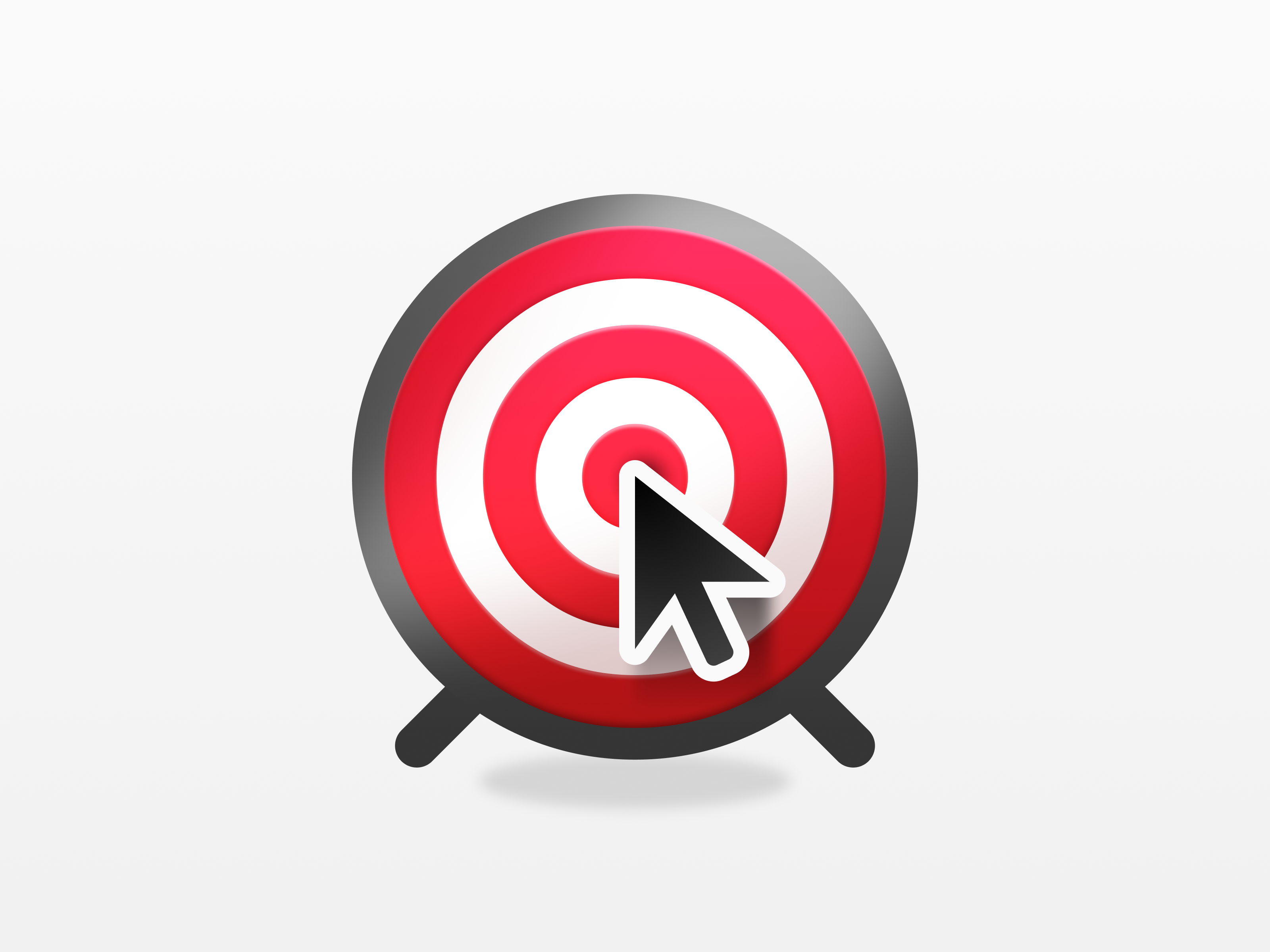 Visual target 🎯 graphic design icon illustration ui