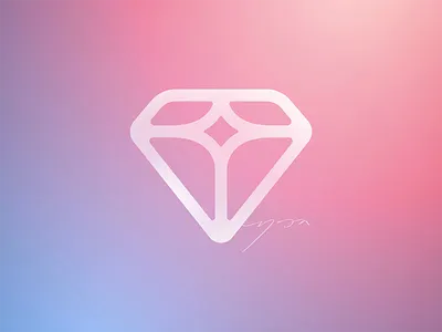 Diamond Logo brand branding crystal diamond elegant logo jewelry logo logo designer luxury logo rich simple logo