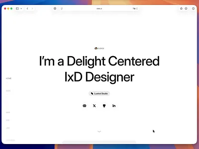 Choreography of transitions animation design landing motion transition ui web website