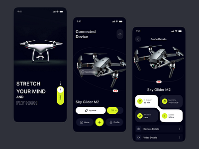 DroneX – Smart Flight, Smarter Control App aero fly air pilot app design drone drone app drone control drone life drone technology drone world figma fly high fly smart ios mobile mobile app mobile app design rental app sky link smart flight uiux