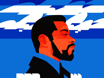 Casual day abstract app illustration blog post branding branding illustration composition cover design editorial editorial illustration graphic design illustration laconic man man illustration man portrait minimal portrait potrait illustration