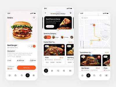 Food Delivery Mobile App app design delivery app delivery service food app food delivery food delivery mobile app food delivery service mobile app online food ordering redesign app restaurant