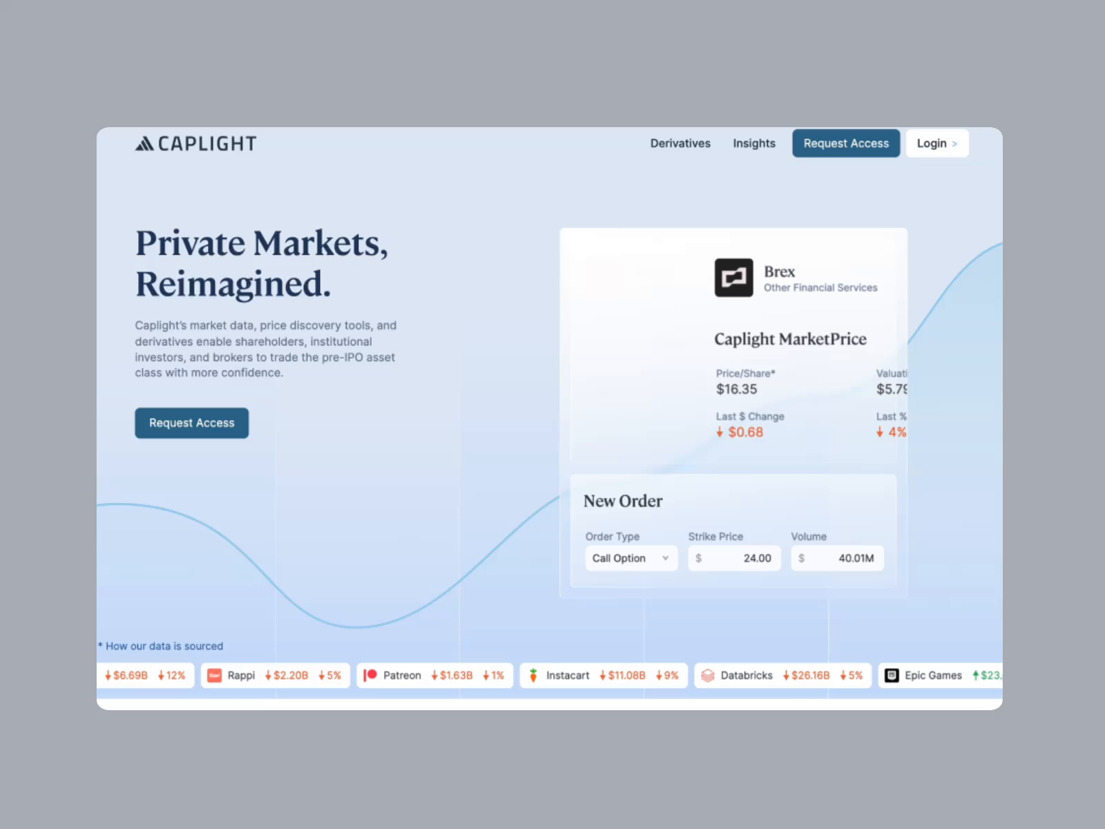 Example of Landing Page Design & Development