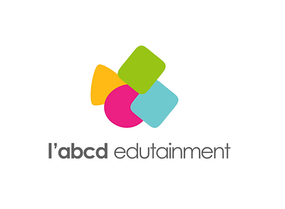 Logo animation for L'ABCD Edutainment animation logo