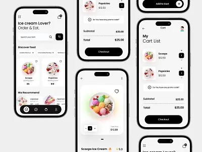 Food delivery app app app design branding dessert shop food food app food delivery food delivery app ios online food delivery restaurant restaurant app trendy ui uiux
