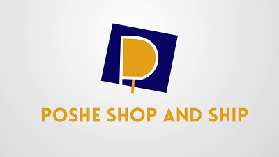 Poshe Logo Animation animation branding graphic design logo motion graphics