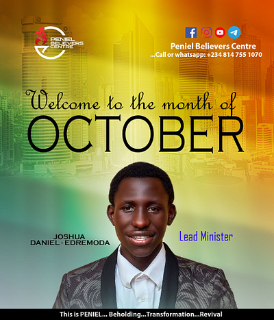 Eye Catchy Church New month Design graphic design