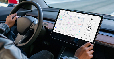 AutoSync — Infotainment, Reimagined automobiletech carui infotainment interactiondesign minimalui navigationui tentacklesdesign uiuxdesign userexperience voiceintegration