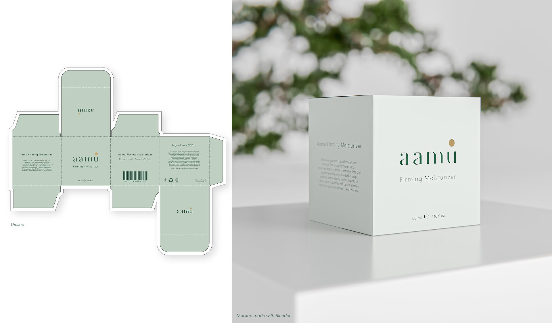 Visual Identity & Packaging Design - Aamu branding design graphic design logo packaging packaging design typography