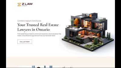 🚀 Helping Z Law Build Trust and Convert Visitors into Clients design figma landing page law agency law firm lawerwebdesign lawyer lawyer website design lawyer website template legal real estate law agency ui ui ux web design wordpress