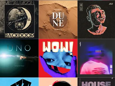 Music Cover Art artwork branding cover art digital art fresh graphic design illustration logo music