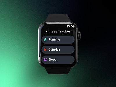 Apple Watch Health App animation animation design app apple watch body app calories app clean design fitness food app health app homepage interaction interface motion motion design uiux ux